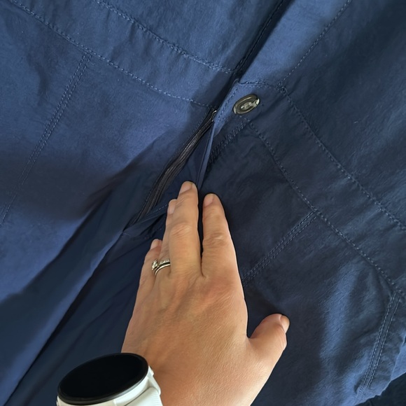 NWOT Title Nine Rosie Utility Long Sleeve Jumpsuit (L/Midnight) - Picture 4 of 7